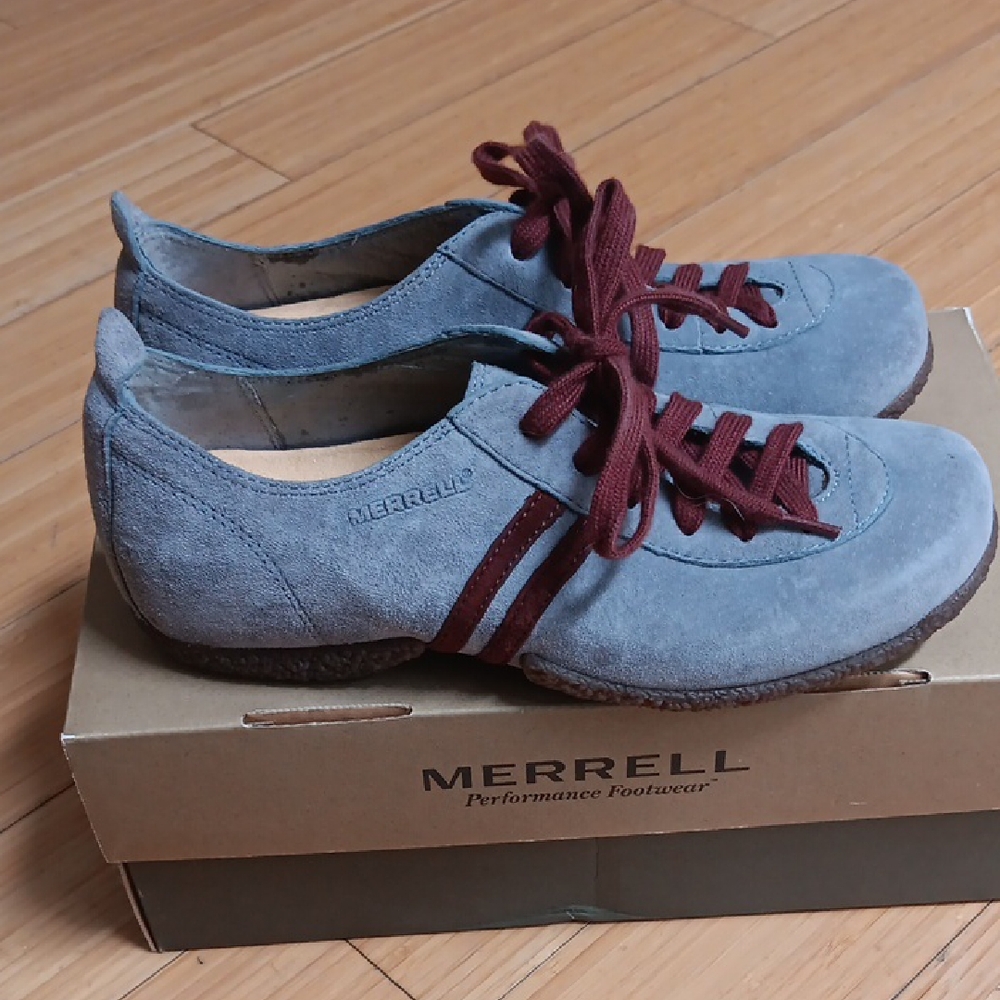 Merrell Blue and Maroon Sneakers Comfortable Casual Design